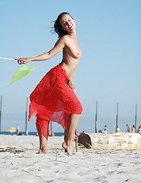 Anna naked at eradicate affect sea side